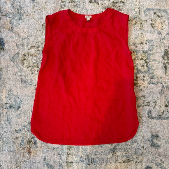 J. Crew Tops - J. Crew Bold Red Top